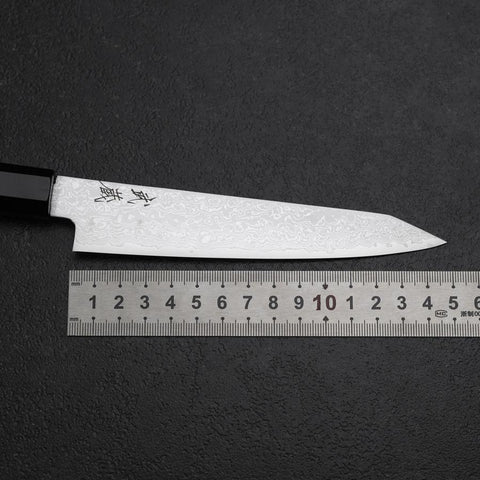 Kiritsuke Petty VG-10 Damascus Zelkova Handle 145mm-[Musashi]-[Japanese-Kitchen-Knives]