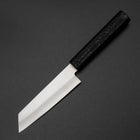 Kiritsuke Petty VG-10 Polished Black Ishime Urushi Handle 125mm (4.9”)-[Musashi]-[Japanese-Kitchen-Knives]