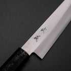 Kiritsuke Petty VG-10 Polished Black Ishime Urushi Handle 125mm (4.9”)-[Musashi]-[Japanese-Kitchen-Knives]