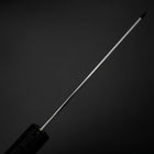 Kiritsuke Petty VG-10 Polished Black Ishime Urushi Handle 125mm (4.9”)-[Musashi]-[Japanese-Kitchen-Knives]