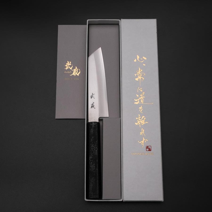 切付ペティ VG-10 ダマスカス 黒檀柄 130mm – MUSASHI