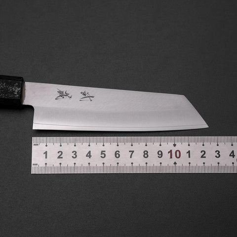 Kiritsuke Petty VG-10 Polished Black Ishime Urushi Handle 125mm-[Musashi]-[Japanese-Kitchen-Knives]