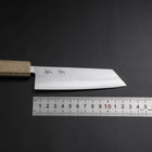 Kiritsuke Petty VG-10 Polished White Urushi Handle 125mm (4.9”)-[Musashi]-[Japanese-Kitchen-Knives]