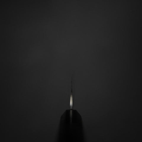 Kiritsuke Petty VG-10 Tsuchime Buffalo Ebony Handle 150mm-[Musashi]-[Japanese-Kitchen-Knives]