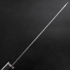 Kiritsuke Petty VG-10 Tsuchime Oval Charcoal Handle 150mm-[Musashi]-[Japanese-Kitchen-Knives]