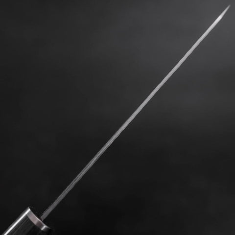 Kiritsuke Petty VG-10 Tsuchime Oval Charcoal Handle 150mm-[Musashi]-[Japanese-Kitchen-Knives]