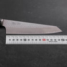 Kiritsuke Petty VG-10 Tsuchime Oval Charcoal Handle 150mm-[Musashi]-[Japanese-Kitchen-Knives]