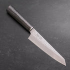 Kiritsuke Petty VG-10 Tsuchime Oval Charcoal Handle 150mm-[Musashi]-[Japanese-Kitchen-Knives]