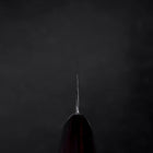 Kiritsuke Petty VG-10 Tsuchime Oval Mahogany Handle 150mm (5.9”)-[Musashi]-[Japanese-Kitchen-Knives]