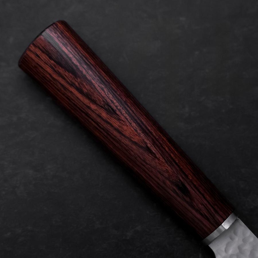 keitoshi Kiritsuke Petty VG-10 Tsuchime Oval Mahogany Handle 150mm – MUSASHI