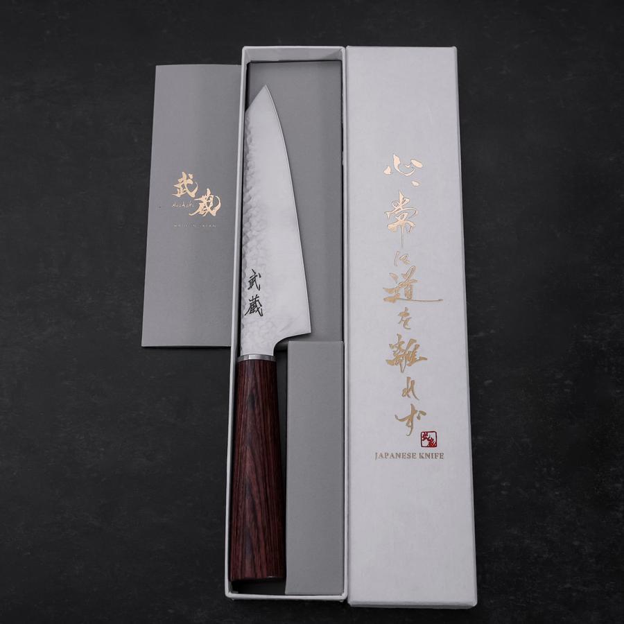 切付ペティナイフ VG-10 槌目 マホガニー柄 150mm – MUSASHI