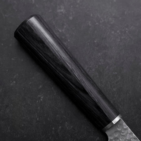 Kiritsuke Petty VG-10 Tsuchime Oval Purple Handle 150mm-[Musashi]-[Japanese-Kitchen-Knives]