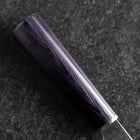 Kiritsuke Petty VG-10 Tsuchime Oval Purple Handle 150mm-[Musashi]-[Japanese-Kitchen-Knives]