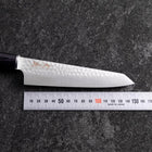 Kiritsuke Petty VG-10 Tsuchime Oval Purple Handle 150mm-[Musashi]-[Japanese-Kitchen-Knives]