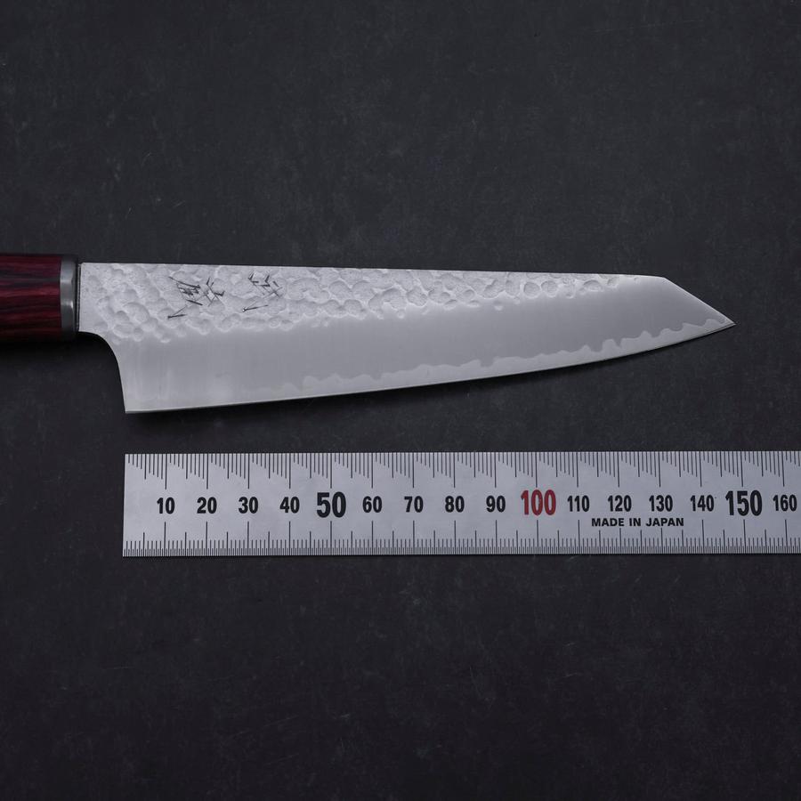 日本包丁　武蔵　ペティナイフ　1222 切付ペティナイフ VG-10 槌目 赤柄 150mm – MUSASHI