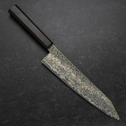 Kiritsuke SG-2 Black Nickel Damascus Ebony Handle 210mm (8.3”)-[Musashi]-[Japanese-Kitchen-Knives]