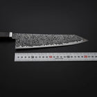 Kiritsuke SG-2 Black Nickel Damascus Western Ebony Handle 210mm (8.3”)-[Musashi]-[Japanese-Kitchen-Knives]