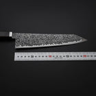 Kiritsuke SG-2 Black Nickel Damascus Western Ebony Handle 210mm-[Musashi]-[Japanese-Kitchen-Knives]