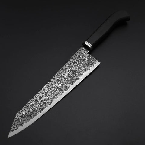 Kiritsuke SG-2 Black Nickel Damascus Western Ebony Handle 240mm (9.4”)-[Musashi]-[Japanese-Kitchen-Knives]