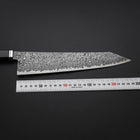 Kiritsuke SG-2 Black Nickel Damascus Western Ebony Handle 240mm-[Musashi]-[Japanese-Kitchen-Knives]