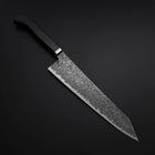 Kiritsuke SG-2 Black Nickel Damascus Western Ebony Handle 240mm-[Musashi]-[Japanese-Kitchen-Knives]
