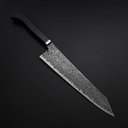 Kiritsuke SG-2 Black Nickel Damascus Western Ebony Handle 240mm
