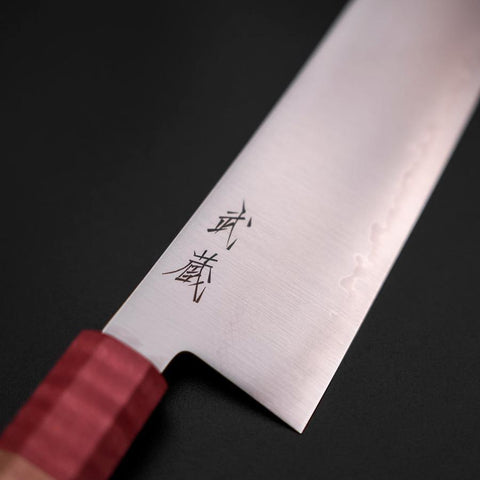 Kiritsuke SG-2 Polished Red Maple Handle 240mm-[Musashi]-[Japanese-Kitchen-Knives]