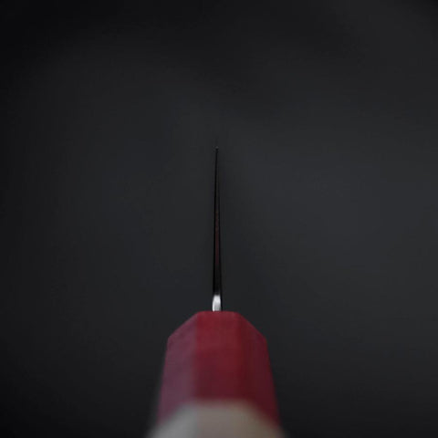 Kiritsuke SG-2 Polished Red Maple Handle 240mm-[Musashi]-[Japanese-Kitchen-Knives]