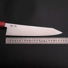 Kiritsuke SG-2 Polished Red Maple Handle 240mm-[Musashi]-[Japanese-Kitchen-Knives]
