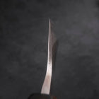Kiritsuke SKD11 Nashiji Buffalo Ebony Handle 210mm (8.3”)-[Musashi]-[Japanese-Kitchen-Knives]