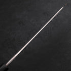 Kiritsuke SKD11 Nashiji Buffalo Ebony Handle 210mm (8.3”)-[Musashi]-[Japanese-Kitchen-Knives]