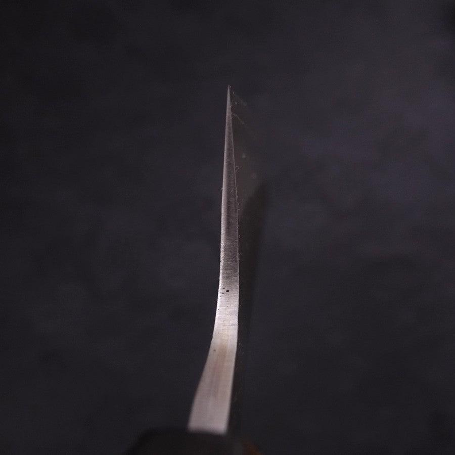 Kiritsuke SKD11 Nashiji Buffalo Ebony Handle 210mm-SKD11-Nashiji-Japanese Handle-[Musashi]-[Japanese-Kitchen-Knives]