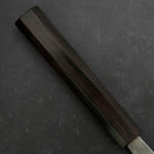 Kiritsuke SKD11 Nashiji Ebony Handle 210mm (8.3”)-[Musashi]-[Japanese-Kitchen-Knives]