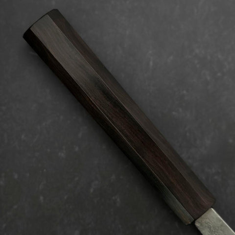 Kiritsuke SKD11 Nashiji Ebony Handle 210mm (8.3”)-[Musashi]-[Japanese-Kitchen-Knives]