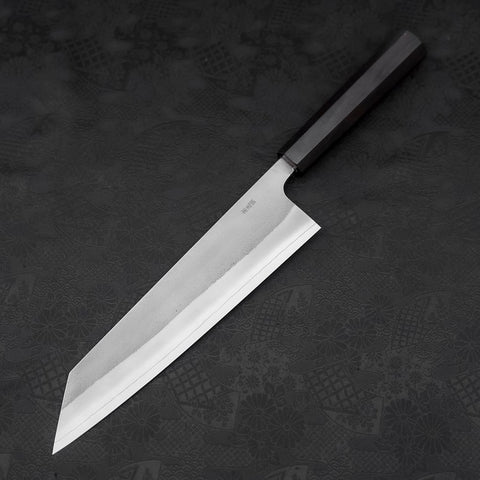Kiritsuke SKD11 Nashiji Ebony Handle 240mm (9.4”)-[Musashi]-[Japanese-Kitchen-Knives]