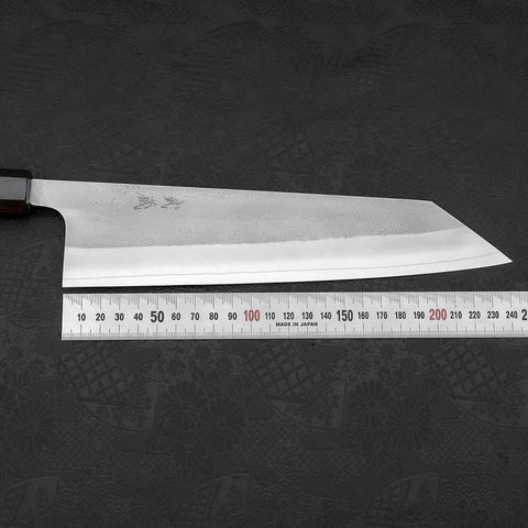 Kiritsuke SKD11 Nashiji Ebony Handle 240mm (9.4”)-[Musashi]-[Japanese-Kitchen-Knives]