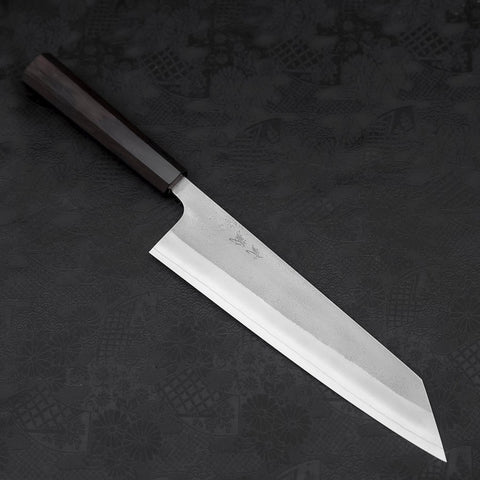 Kiritsuke SKD11 Nashiji Ebony Handle 240mm (9.4”)-[Musashi]-[Japanese-Kitchen-Knives]