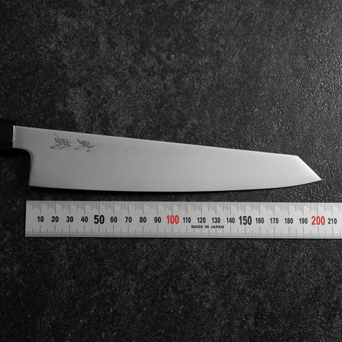 Kiritsuke SLD Mirror Buffalo Walnut Handle 205mm-[Musashi]-[Japanese-Kitchen-Knives]