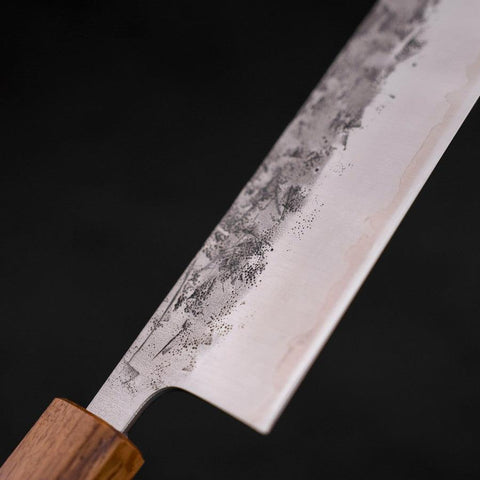 Kiritsuke SLD Nashiji Washi Oak Handle 210mm (8.3”)-[Musashi]-[Japanese-Kitchen-Knives]