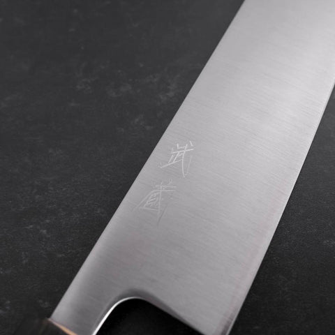 Kiritsuke SLD Polished Green Urushi Handle 210mm (8.3”)-[Musashi]-[Japanese-Kitchen-Knives]