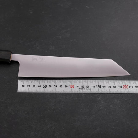 Kiritsuke SLD Polished Green Urushi Handle 210mm (8.3”)-[Musashi]-[Japanese-Kitchen-Knives]