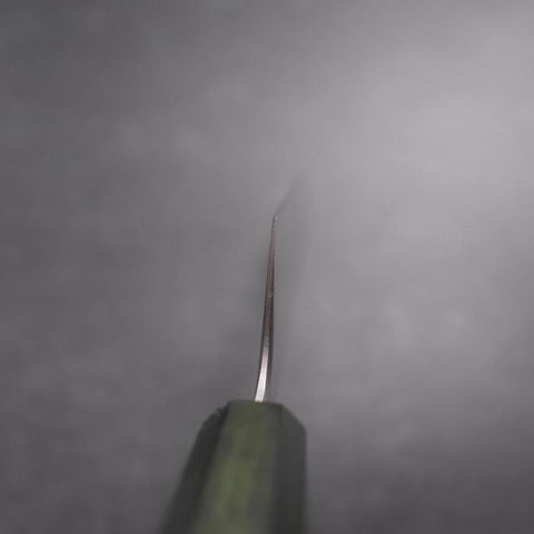 Kiritsuke SLD Polished Green Urushi Handle 240mm (9.4”)-[Musashi]-[Japanese-Kitchen-Knives]