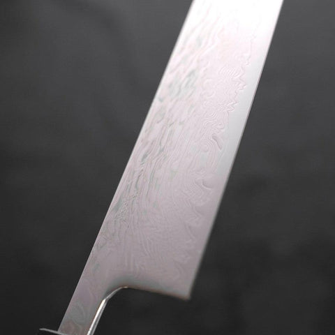 Kiritsuke SLD Wave Nickel Damascus Black Ishime Urushi Handle 210mm (8.3”)-[Musashi]-[Japanese-Kitchen-Knives]