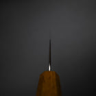 Kiritsuke SLD Wave Nickel Damascus Yaki Urushi Handle 210mm-[Musashi]-[Japanese-Kitchen-Knives]