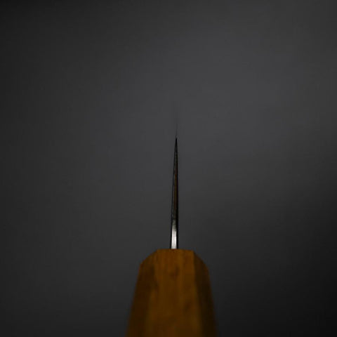 Kiritsuke SLD Wave Nickel Damascus Yaki Urushi Handle 210mm-[Musashi]-[Japanese-Kitchen-Knives]