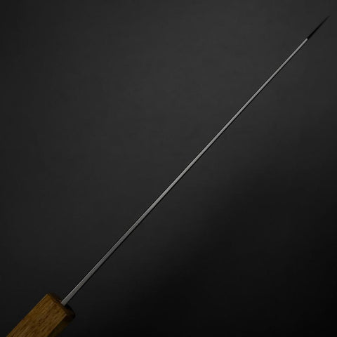 Kiritsuke SLD Wave Nickel Damascus Yaki Urushi Handle 210mm-[Musashi]-[Japanese-Kitchen-Knives]