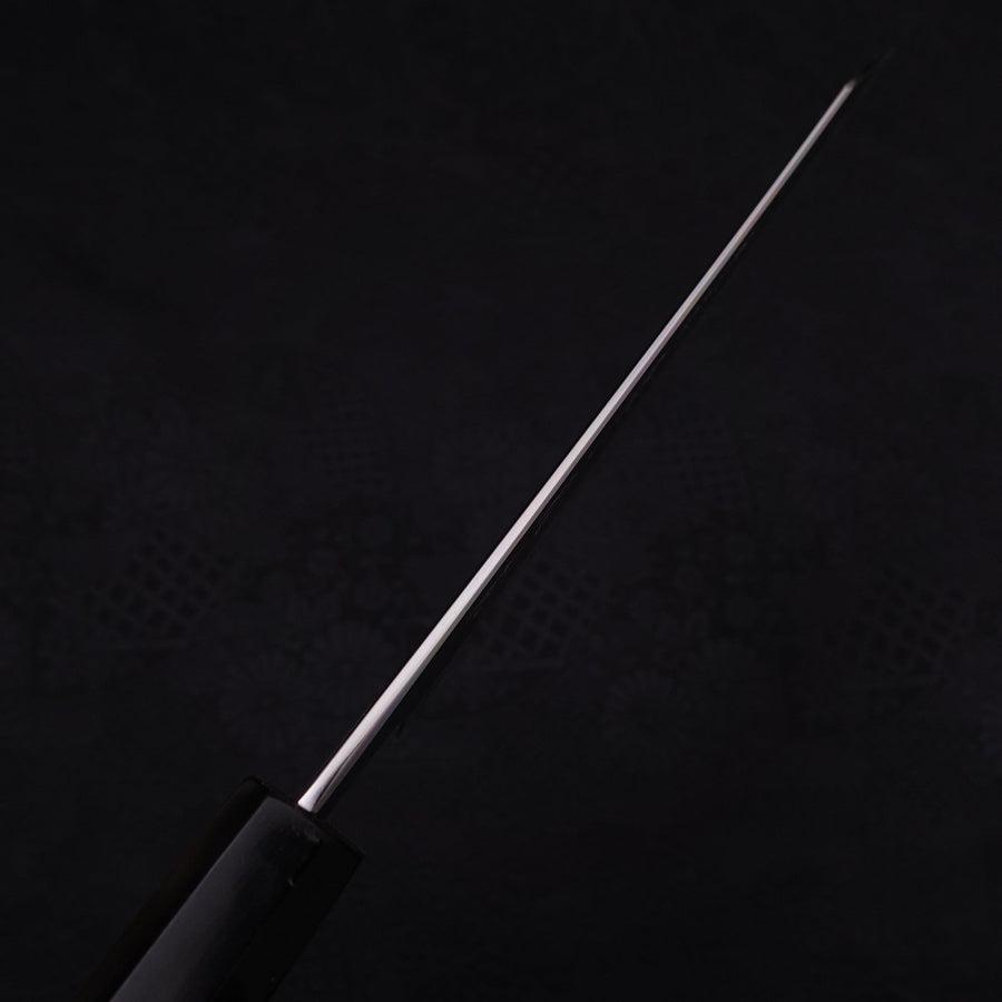 Kiritsuke Santoku Silver Steel #3 Mirror Buffalo Ebony Handle 180mm-Silver steel #3-Mirror-Japanese Handle-[Musashi]-[Japanese-Kitchen-Knives]