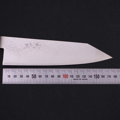 Kiritsuke Santoku VG-10 Damascus Black Marble Handle 180mm-VG-10-Damascus-Western Handle-[Musashi]-[Japanese-Kitchen-Knives]