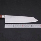 Kiritsuke Santoku VG-5 Stainless Tsuchime Western Mahogany Handle 190mm (7.5”)-[Musashi]-[Japanese-Kitchen-Knives]