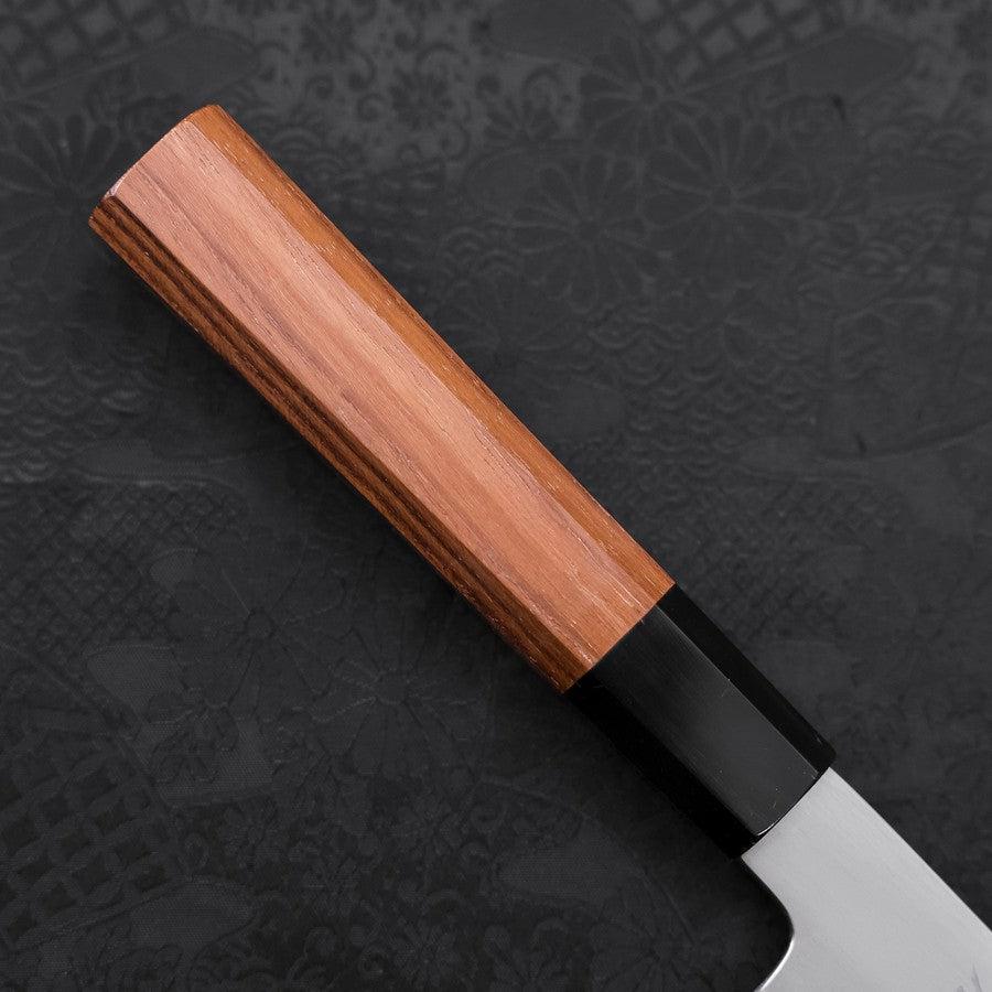 切付三徳 白紙2号 鍛造霞 バッファローティーク柄 180mm – MUSASHI